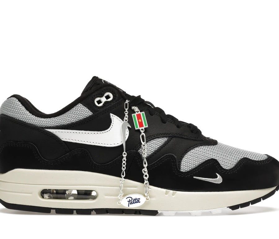 Nike Air Max 1 Patta Waves Black (with Bracelet)