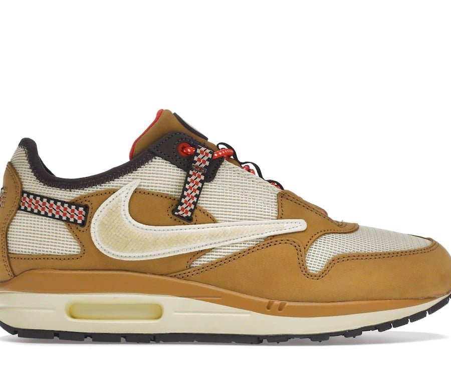 Nike Air Max 1 Travis Scott Cactus Jack Wheat Lemon Drop