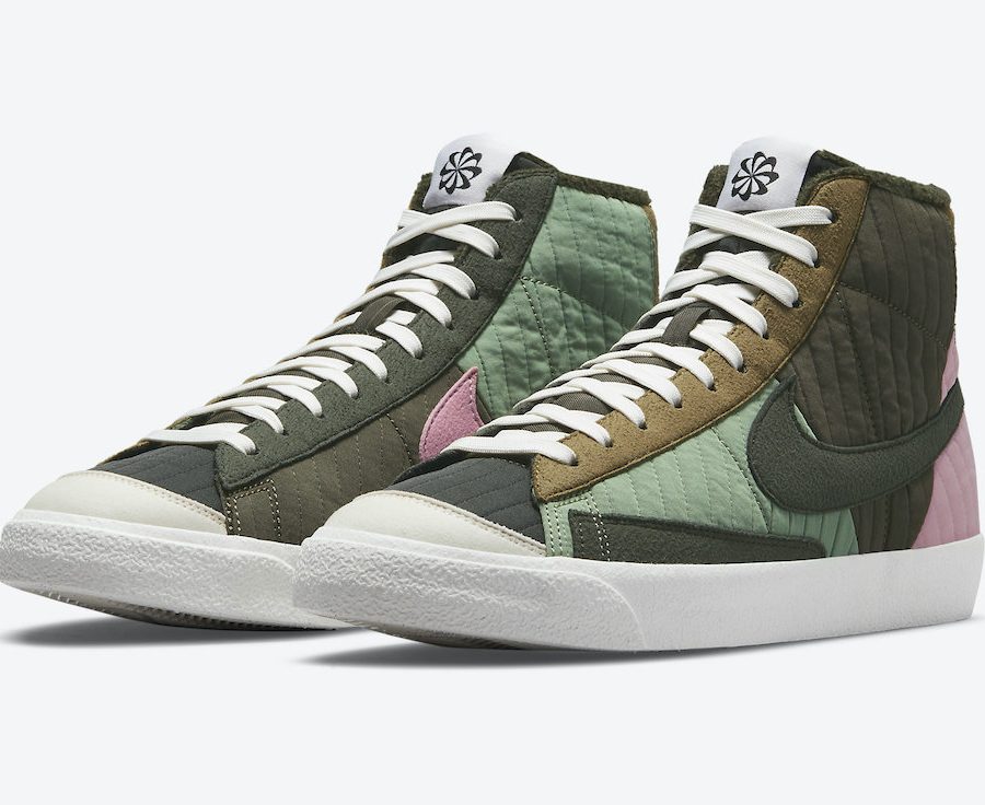 Nike Blazer Mid 77 Sequoia Quilt Dd8024-300