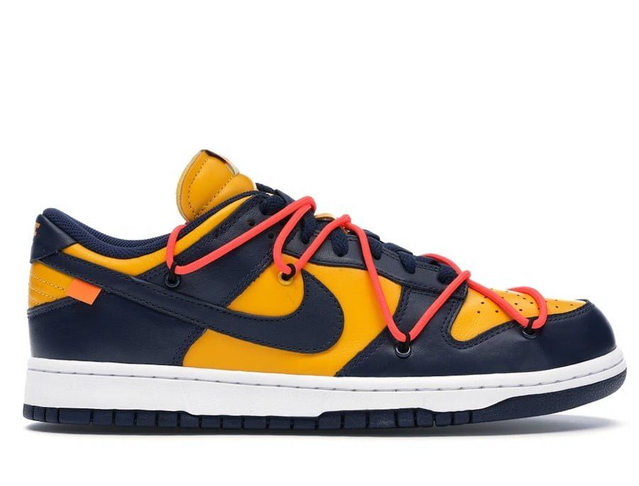 Nike Dunk Low Off-white University Gold Midnight Navy