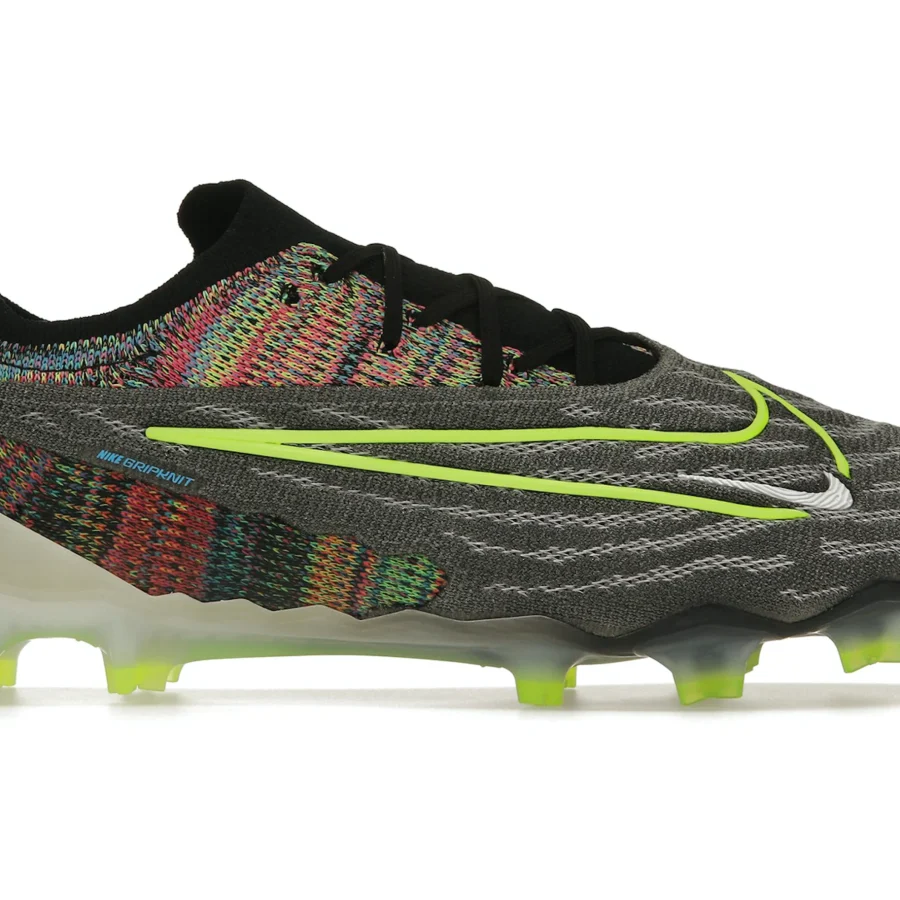 Nike Gripknit Phantom Gx Elite Fusion Fg Black White Blue Glow Volt