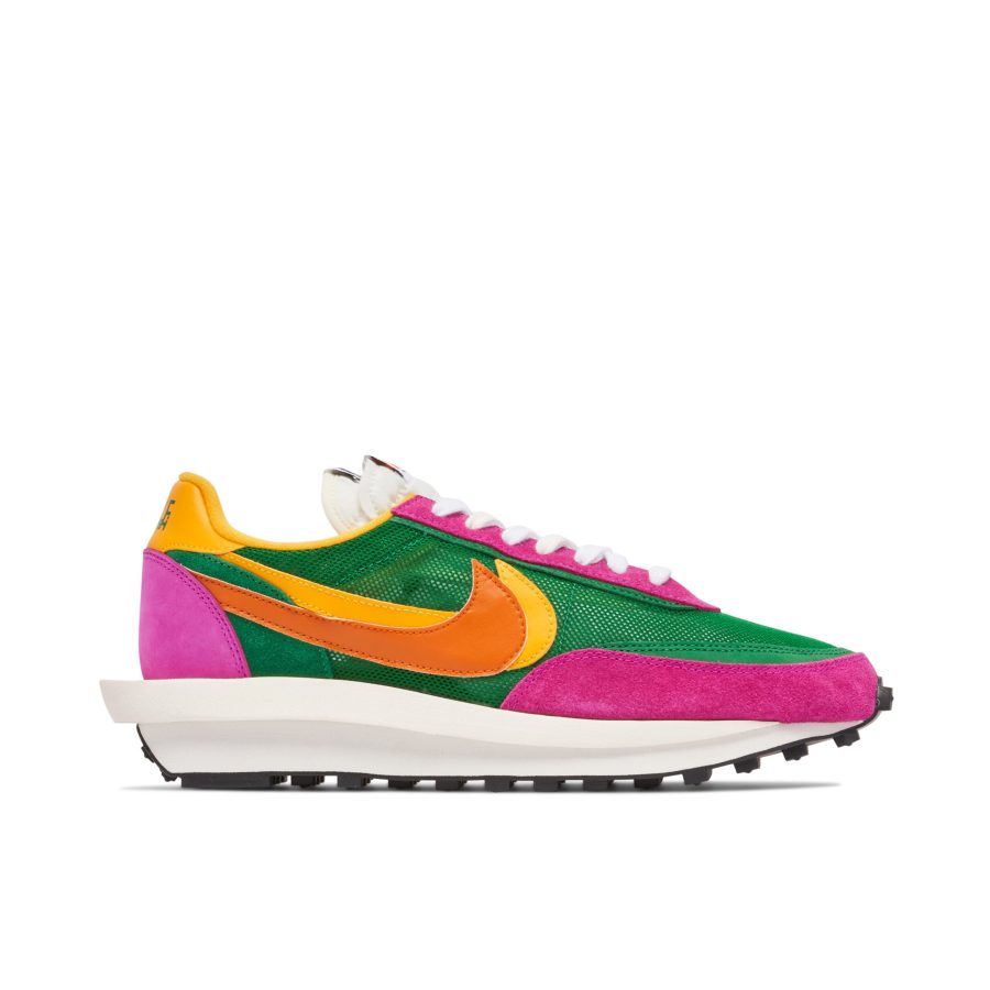 Nike Ldwaffle X Sacai Green Pink