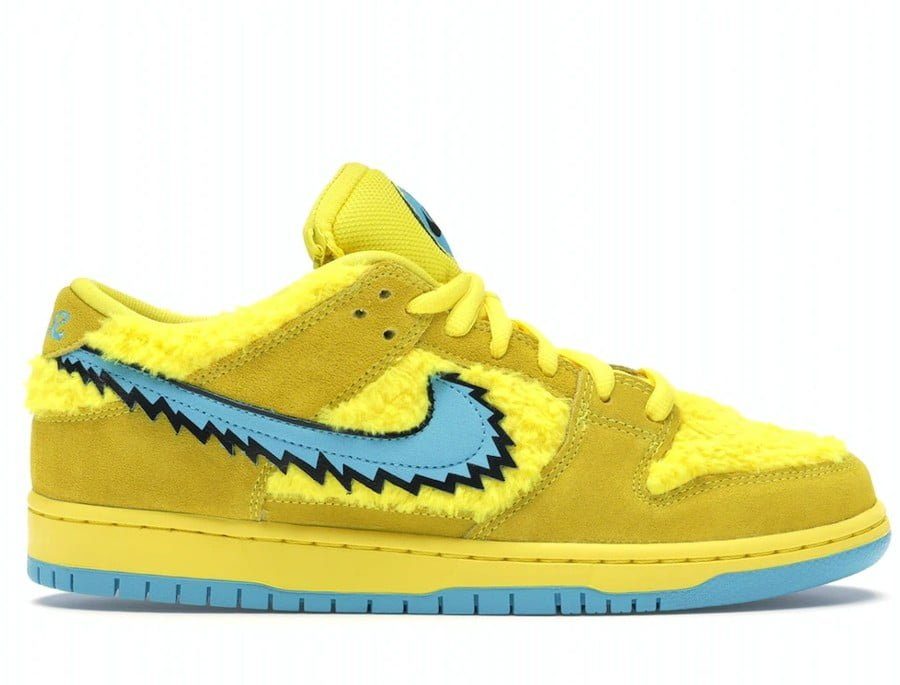 Nike Sb Dunk Low Grateful Dead Bears Opti Yellow