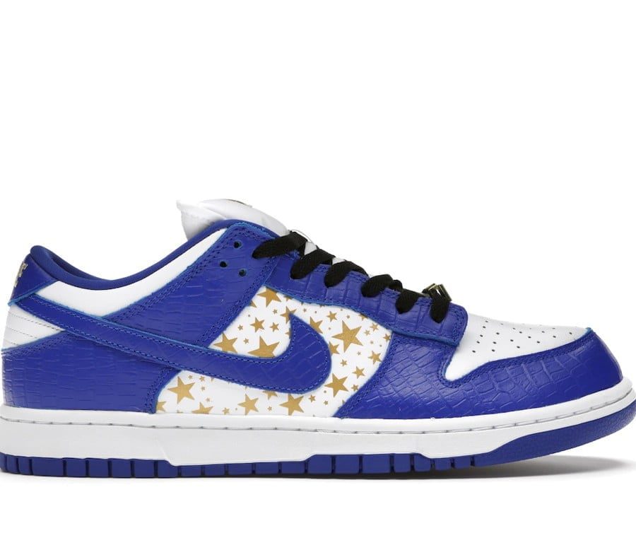 Nike Sb Dunk Low Supreme Stars Hyper Royal (2021)
