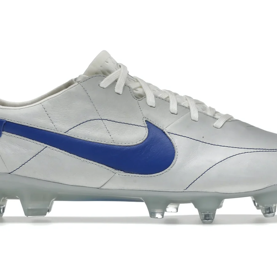 Nike Tiempo Legend 9 Elite Mi Sg-pro Anti-clog Traction Montebelluna Leather White Game Royal