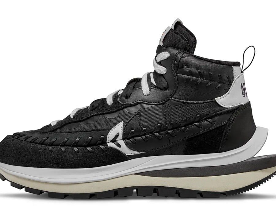 Nike Vaporwaffle X Jean Paul Gaultier X Sacai Black White