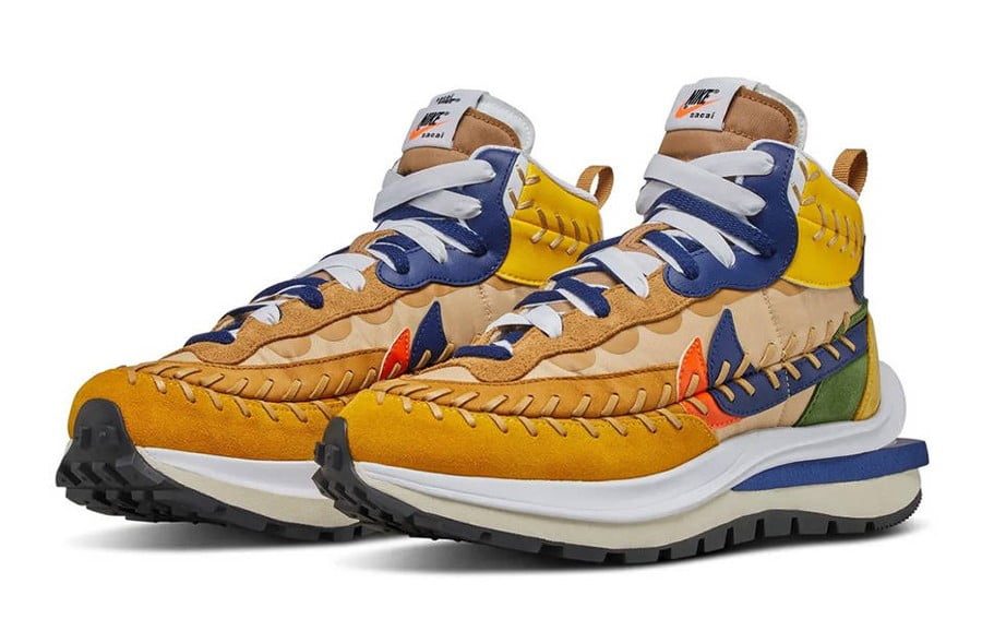 Nike Vaporwaffle X Jean Paul Gaultier X Sacai Sesame Blue Void