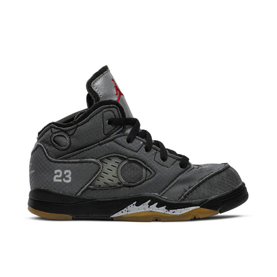 Off-white X Air Jordan 5 Retro Sp Td Muslin Cv4828-001