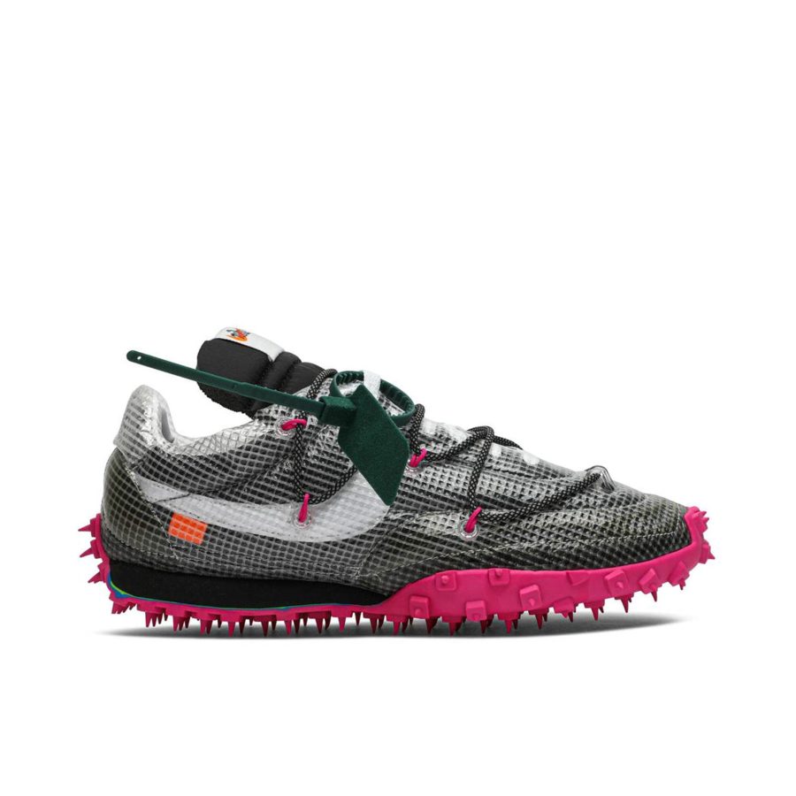 Off-white X Nike Waffle Racer fuschia