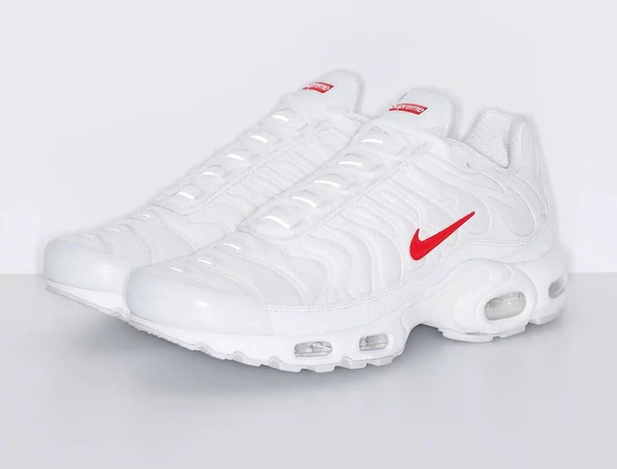 Supreme X Air Max Plus Tn White