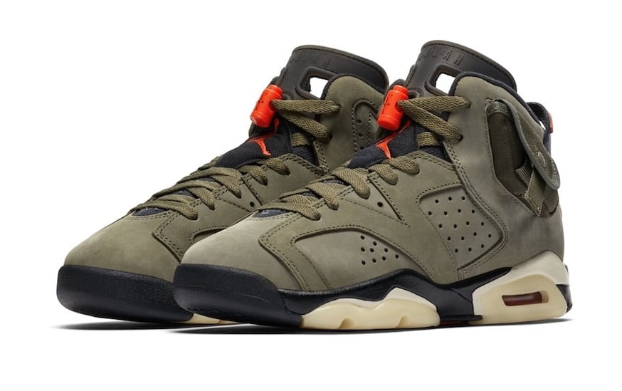 Travis Scott X Air Jordan 6 Olive Gs