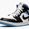 Wmns Air Jordan 1 Mid black / White / University Blue