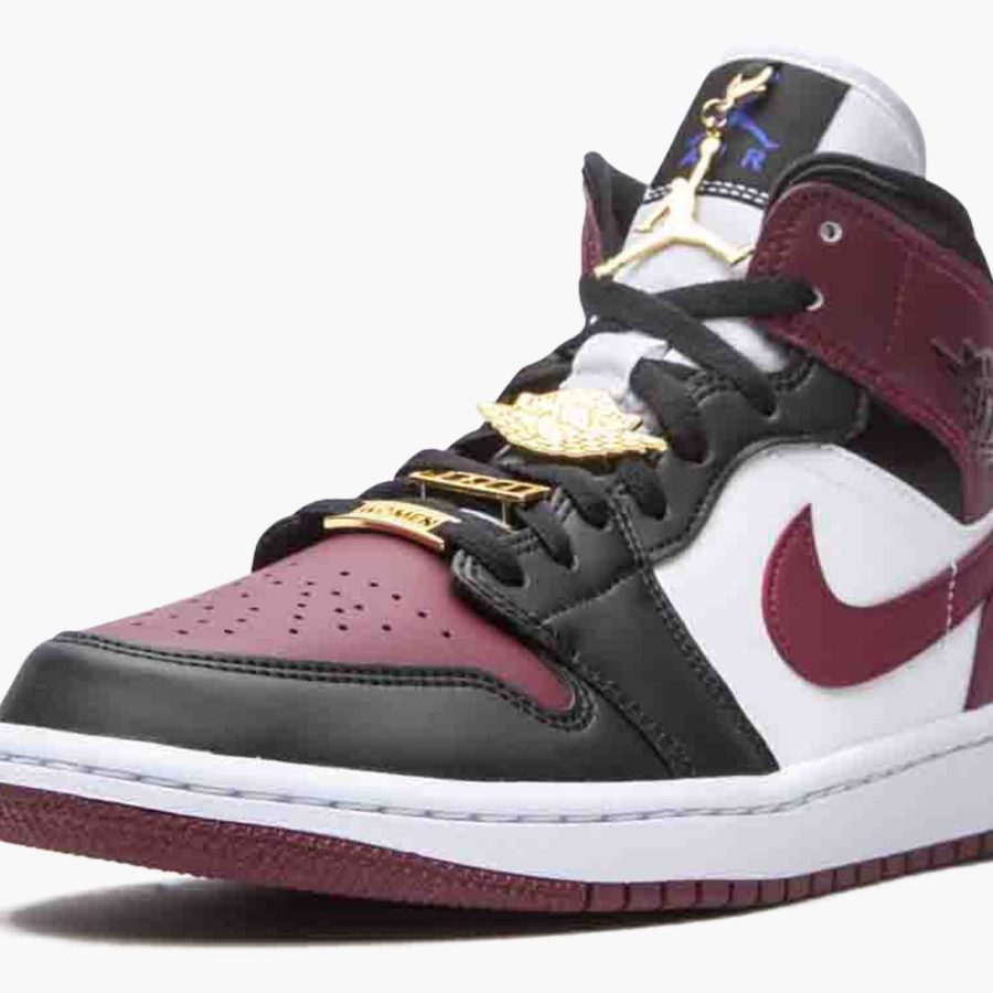 Wmns Air Jordan 1 Mid Se gold Pendants Cz4385-016