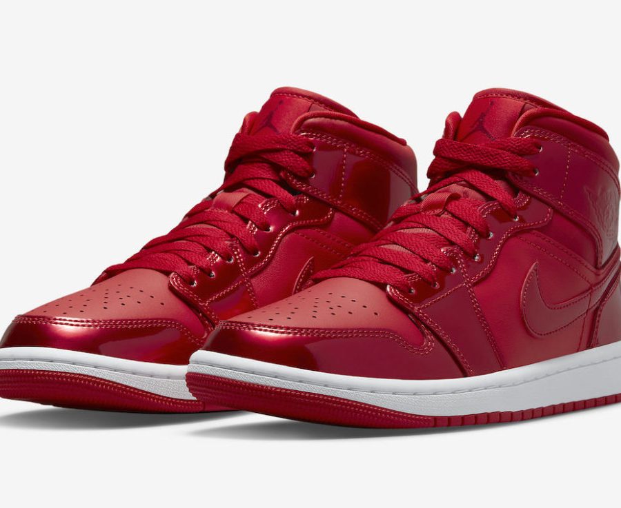 Wmns Air Jordan 1 Mid Se university Red Pomegranate Dh5894-600