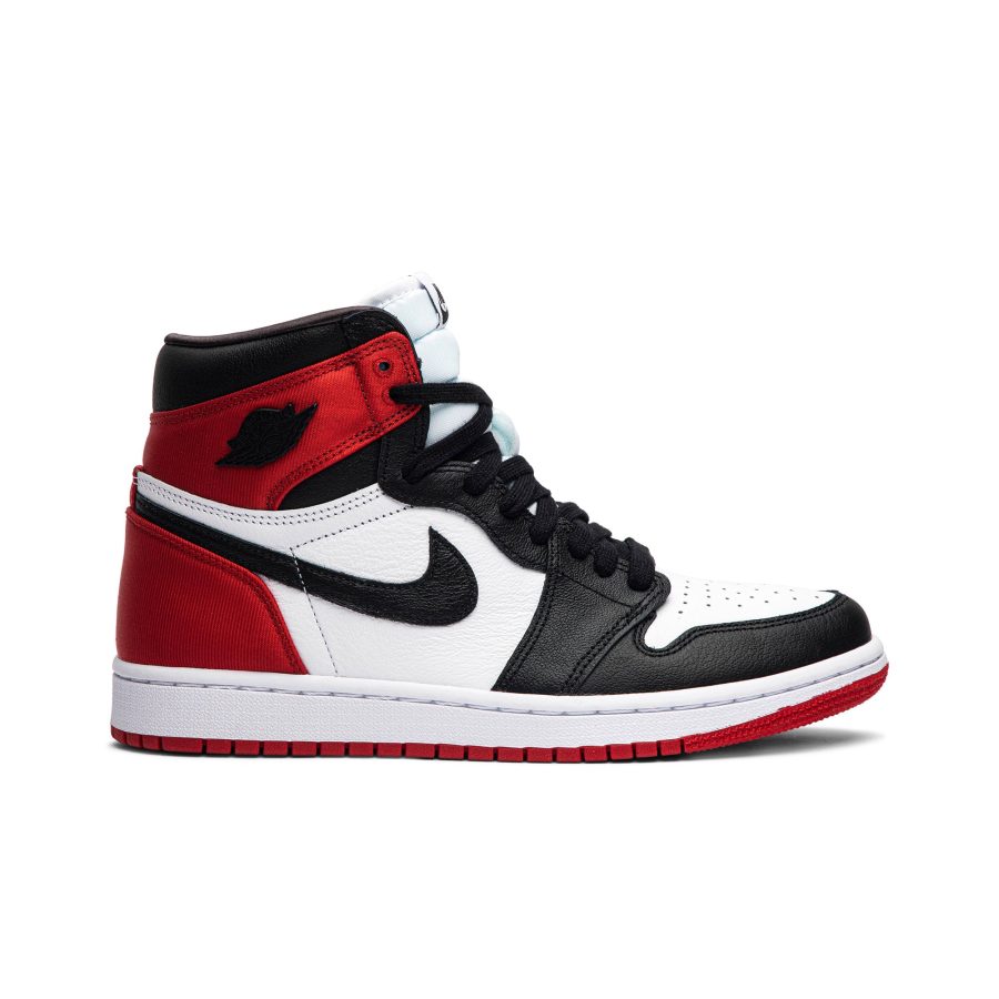 Wmns Air Jordan 1 Retro High satin Black Toe Cd0461-016