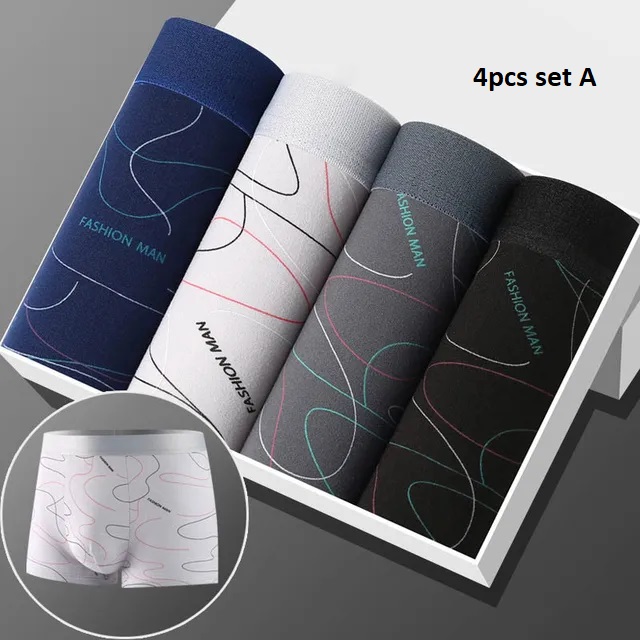 Premium Quality Set 4/8Pcs Men's Underpants