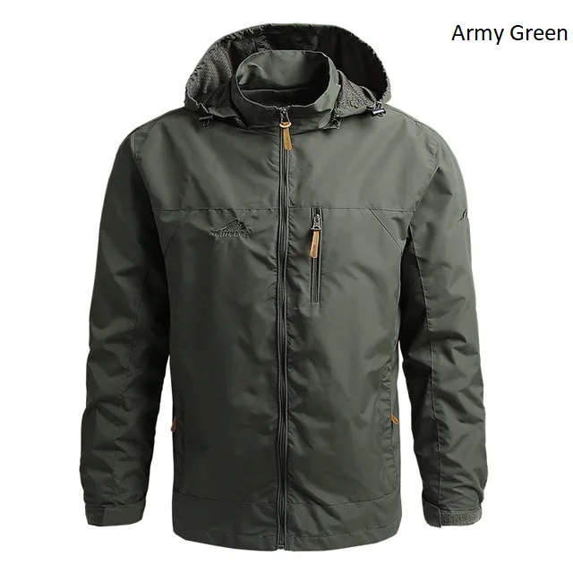 Windbreaker Men Tactical Jacket Waterproof Outdoor