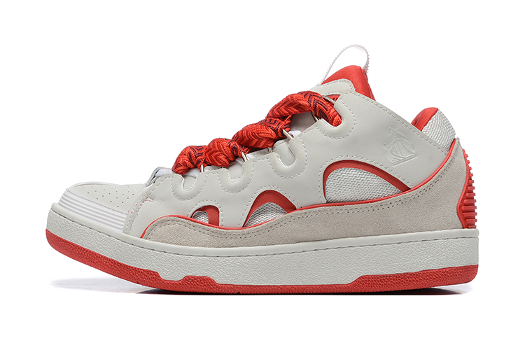 Curb Sneakers 'White Red'