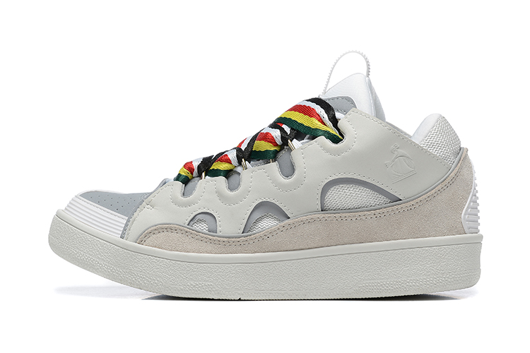 Off-white & grey curb sneakers