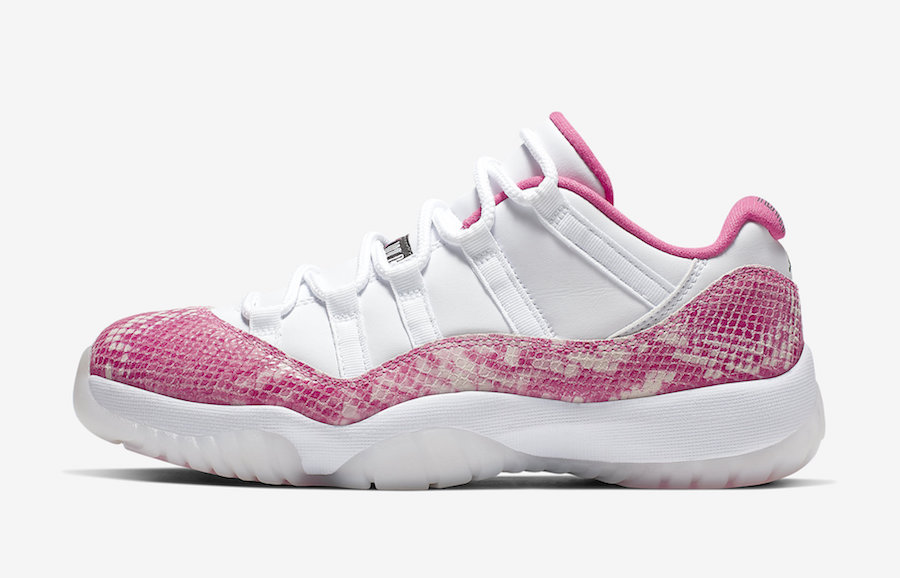 Air Jordan 11 Low WMNS “Pink Snakeskin”Code AH7860-106