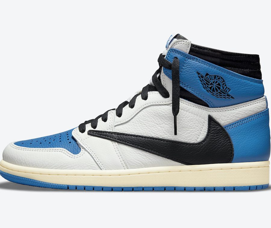 Travis Scott x Fragment x Air Jordan 1 High OG SP “Military Blue”DH3227-105