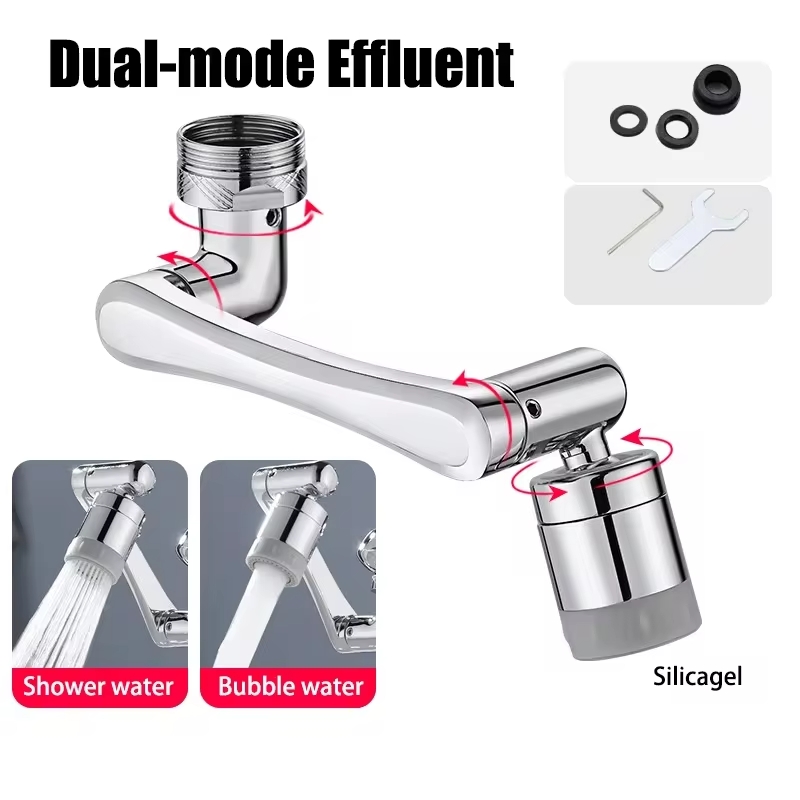 Stainless steel Faucet Extender 1080 ° Swivel