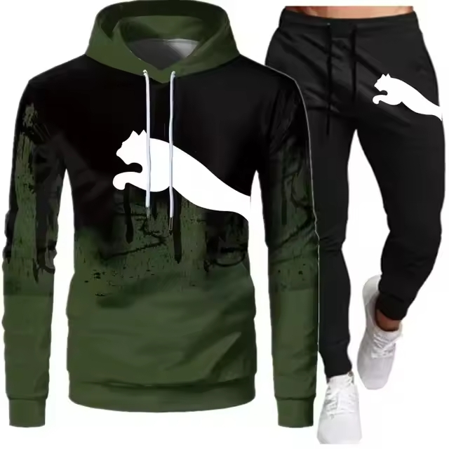Premium men's set hoodie and sweatpants