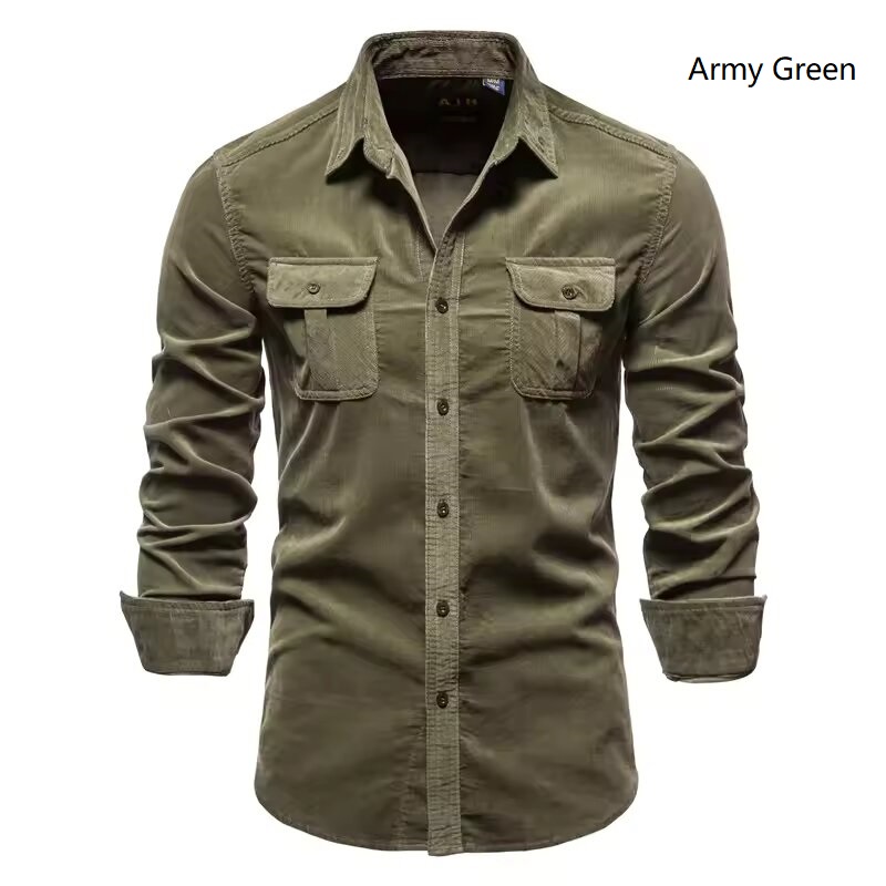 Premium Vintage Men's Shirt 100% Cotton