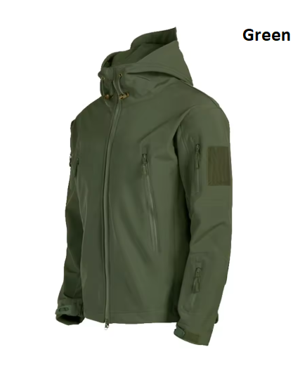 Military Shark Skin Soft Shell Jackets Men Tactical Windproof
