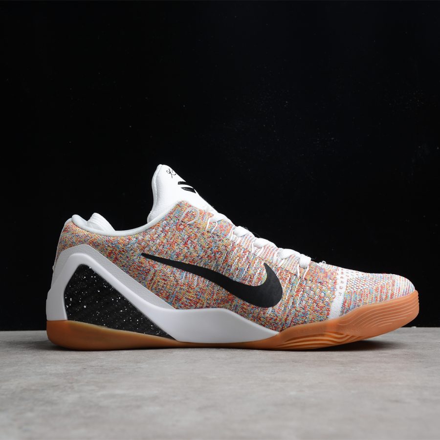 Nike Kobe 9 Low HTM MiⅠan “White MuⅠti-Color”