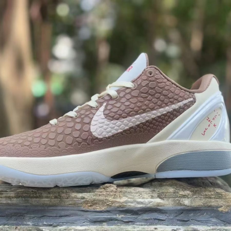 Nike Kobe 6 x Travis Scott Joint inverted hook cappuccino coffee