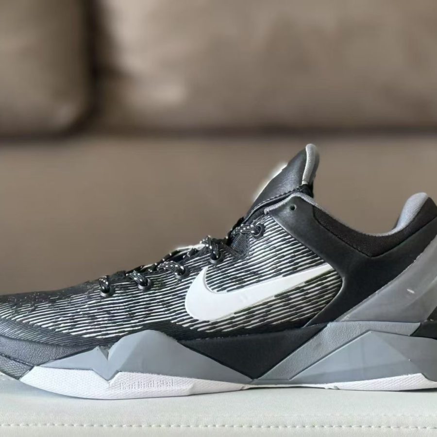 Nike Kobe 7 Wolf Gray Black and White