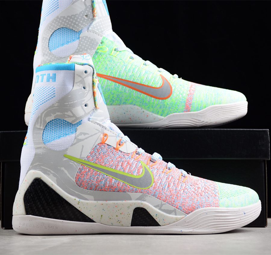 Nike Kobe 9 What The  Kobe Rainbow Mandarin Duck High Top