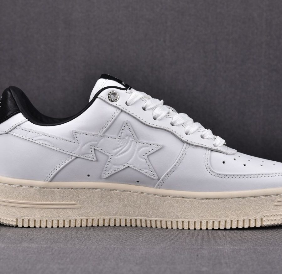 A Bathing Ape Bape Sta Black White Silver
