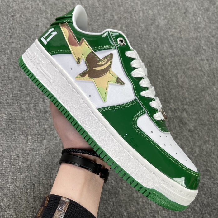 Bape Sta Sk8 To Nigo Green Camouflage White