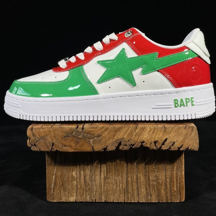 BAPE STA SK8A Green, white and red New version