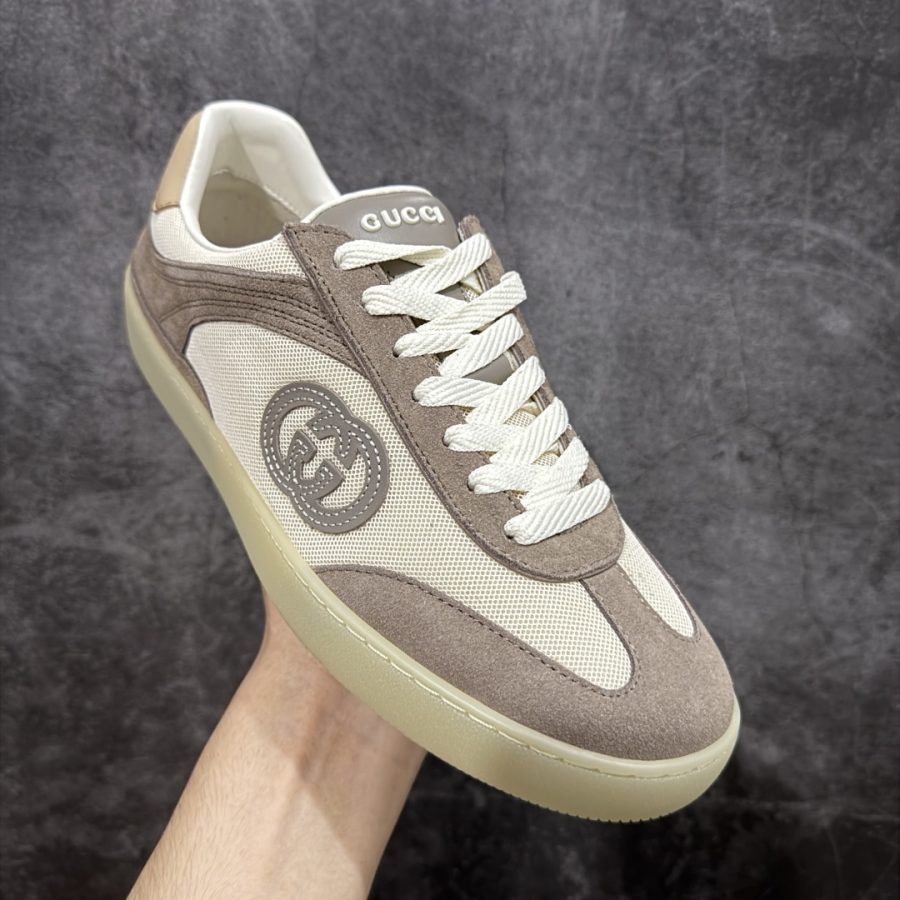 G75 trainer oatmeal suede